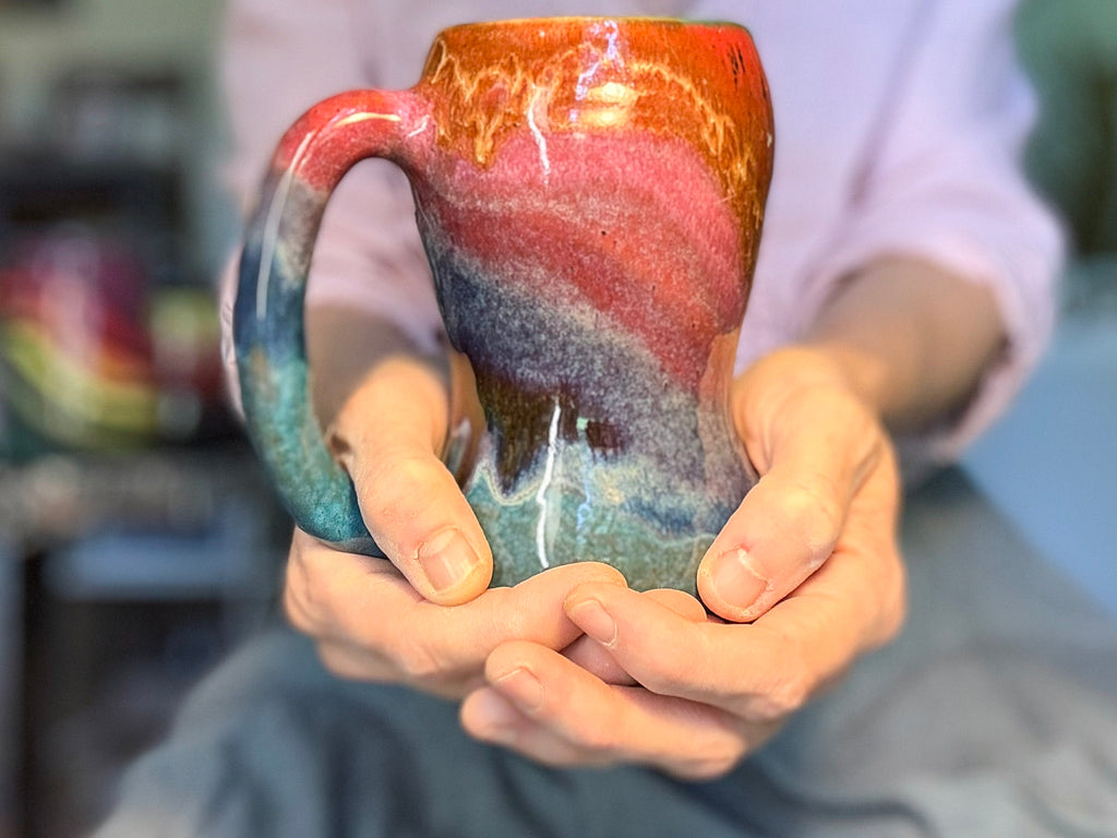 02-D EXPERIMENT Curvy Mug, 17 oz.