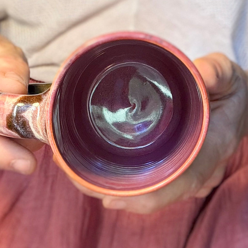 15-D Rainbow Family Variation Textured Stein Mug, 14 oz.