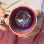 15-D Rainbow Family Variation Textured Stein Mug, 14 oz.