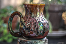 Load image into Gallery viewer, 14-D Molten Rainbow Cheetah Flared Notched Mug - TOP SHELF, 23 oz.