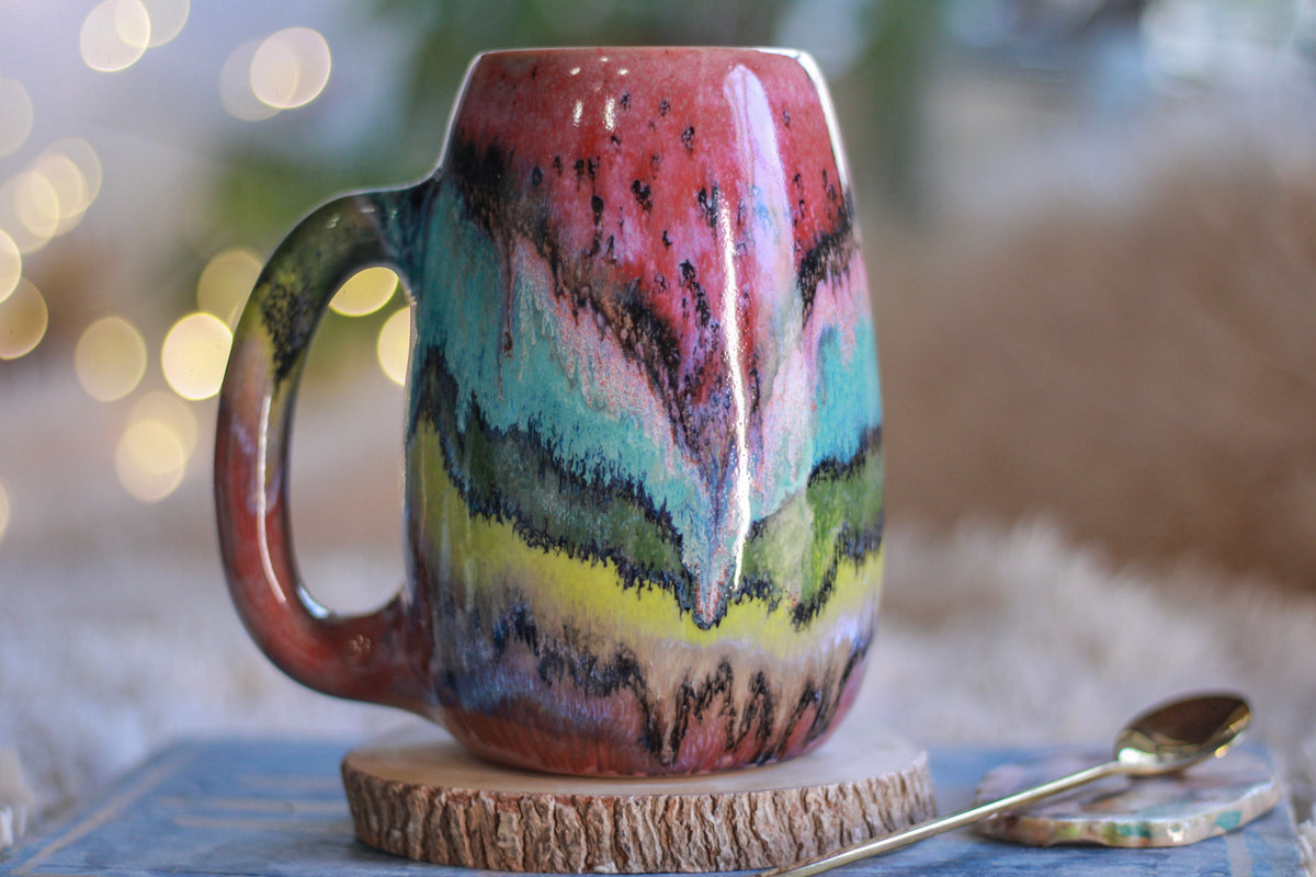 13-B Rainbow Family PROTOTYPE Mug - TOP SHELF, 21 oz.