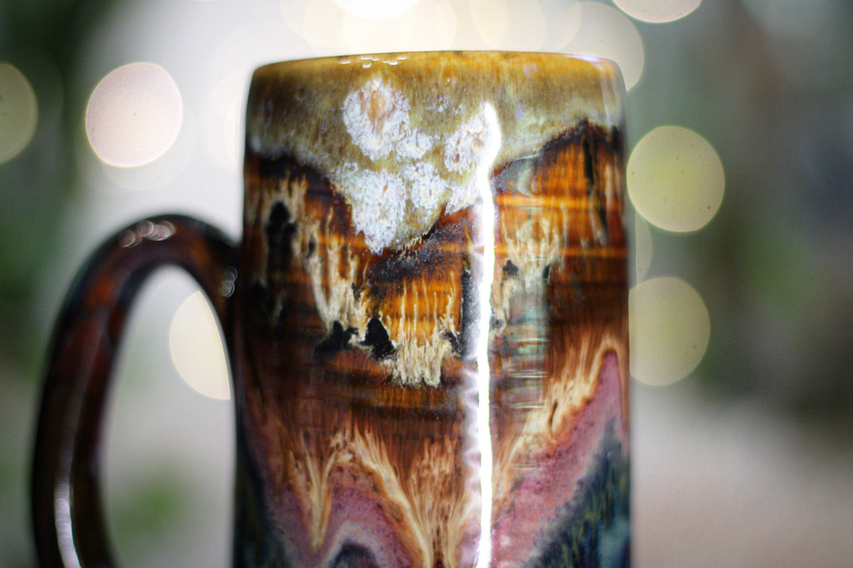 14-B Desert Oasis Textured Stein Mug - TOP SHELF, 16 oz.