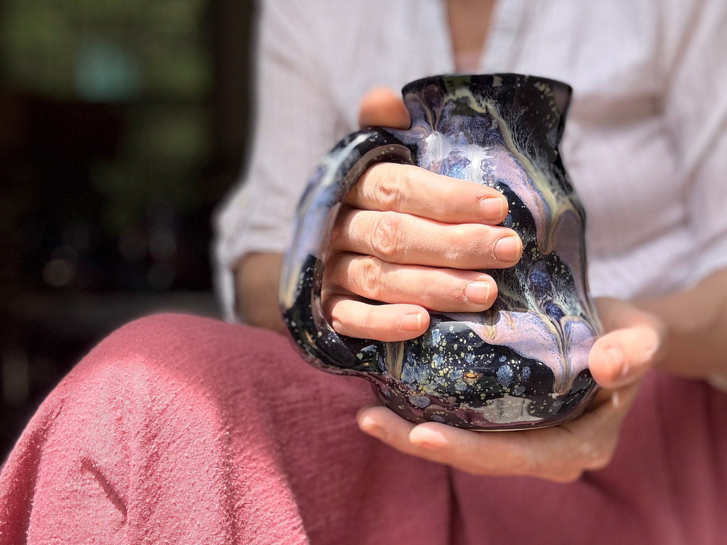 16-C Cosmic Amethyst Grotto Cuddle Mug, 25 oz.