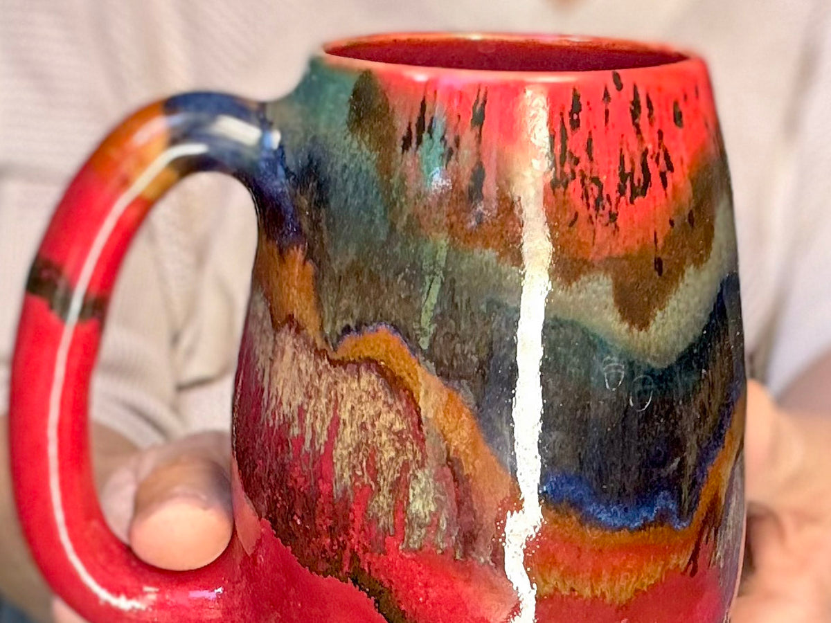 16-C Scarlet Strata Mug - MINOR MISFIT, 24 oz. - 10% off