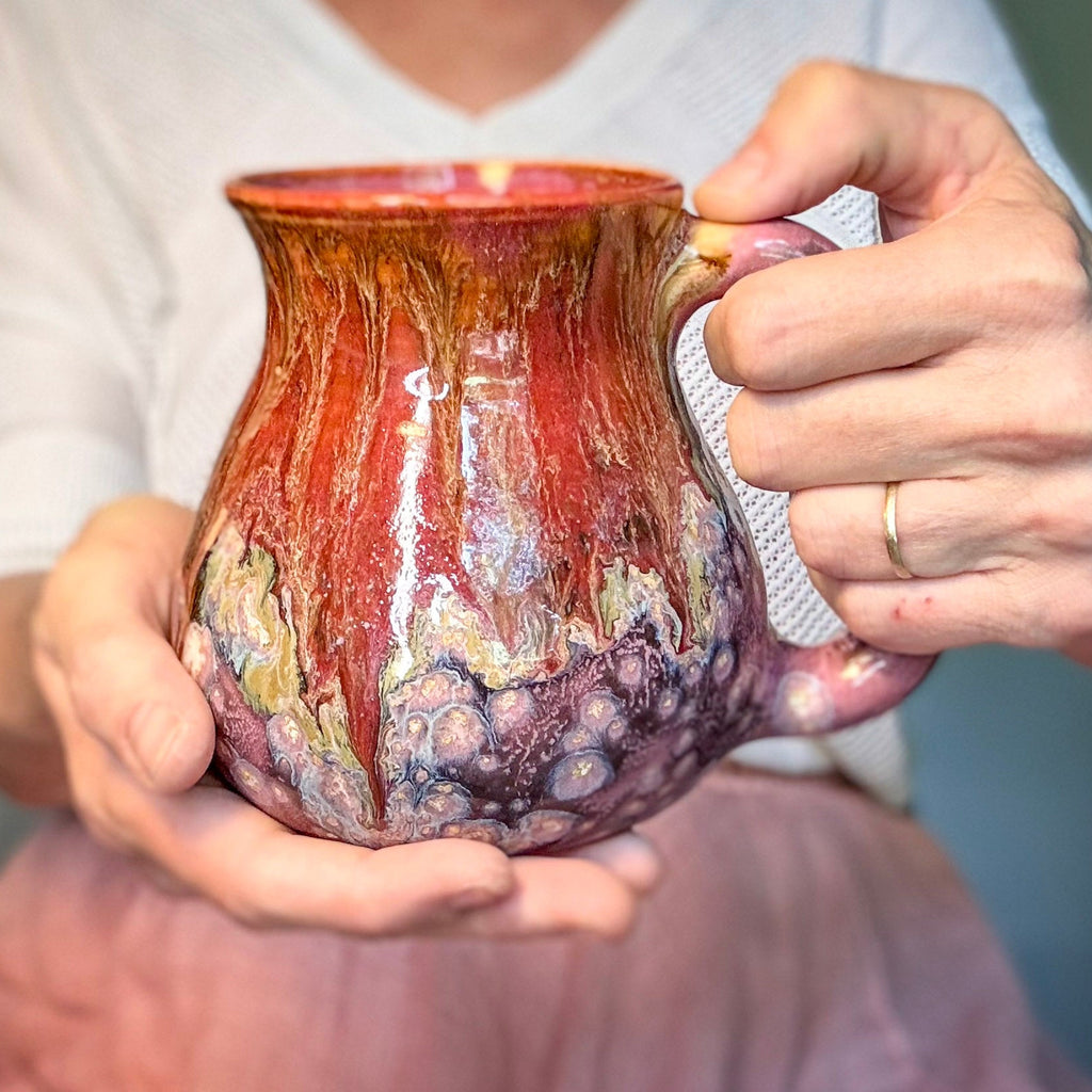 17-E Pink PROTOTYPE Flared Mug, 22 oz.