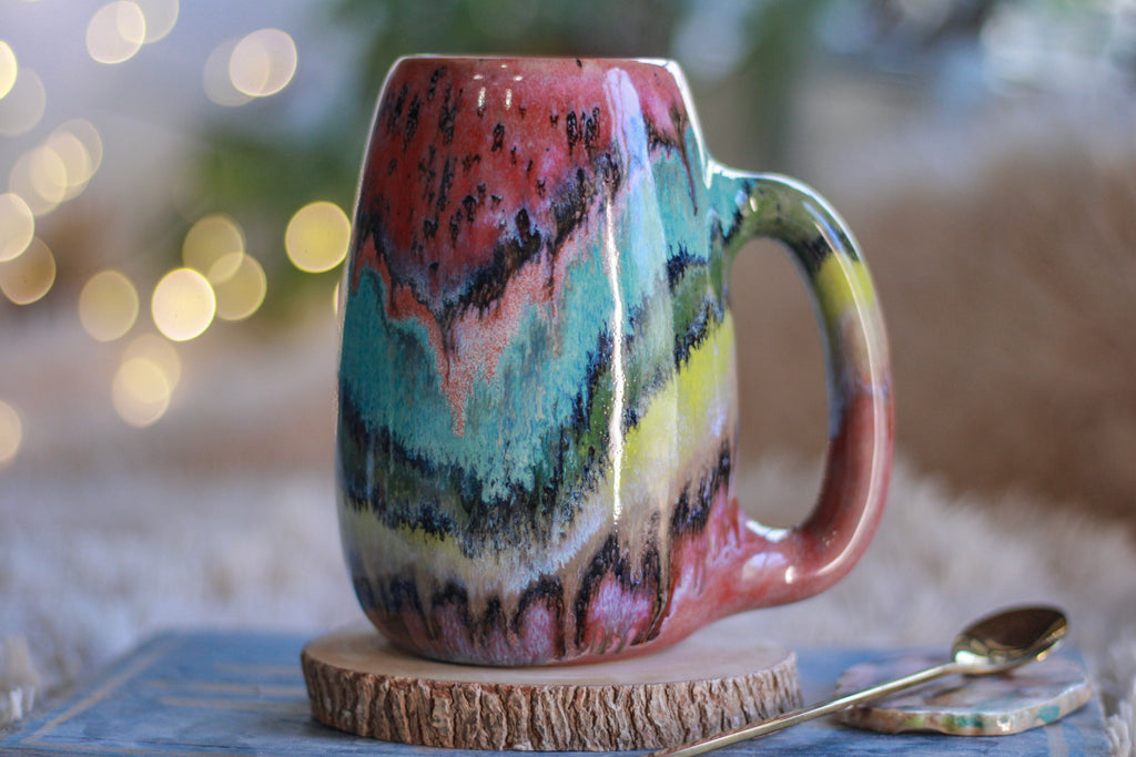 13-B Rainbow Family PROTOTYPE Mug - TOP SHELF, 21 oz.