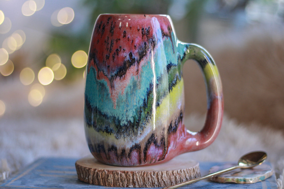 13-B Rainbow Family PROTOTYPE Mug - TOP SHELF, 21 oz.