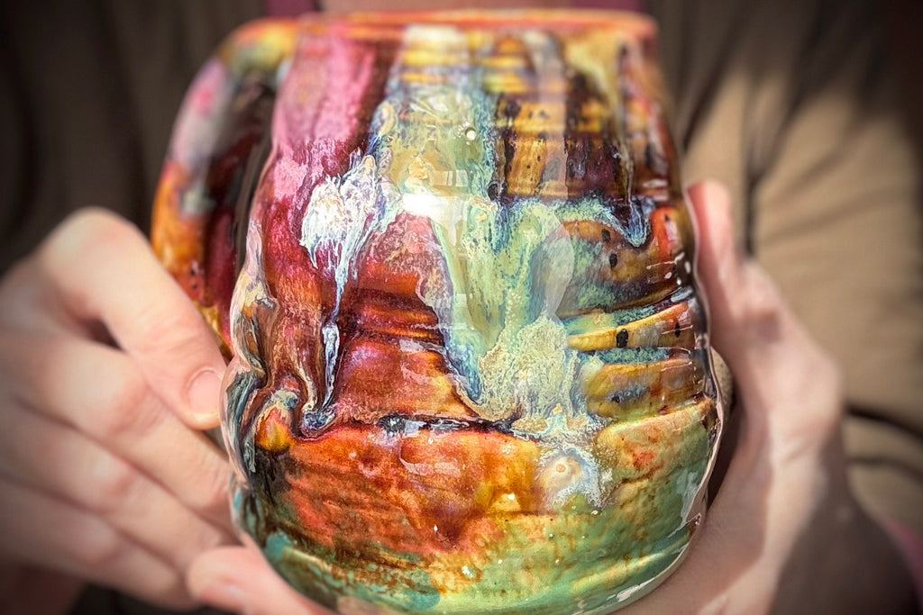 14-D Whimsy Textured Mug, 17 oz. - MINOR MISFIT, 10% off