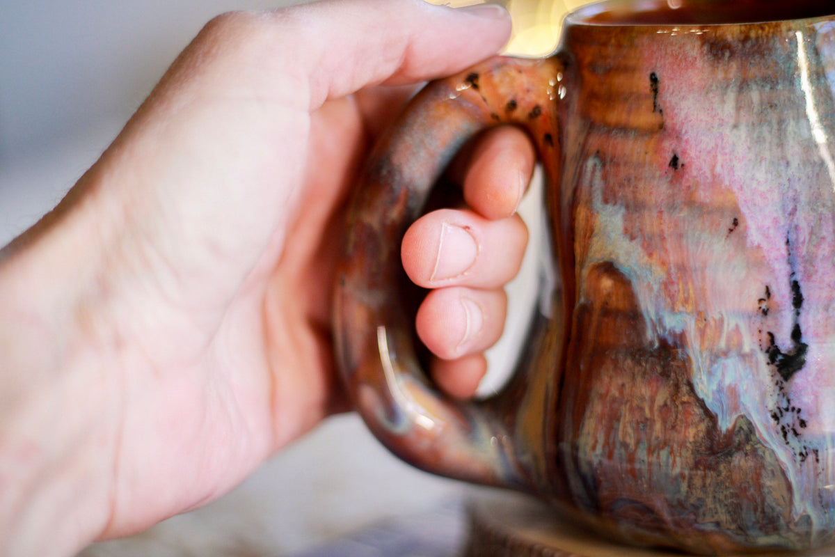 12-E EXPERIMENT Textured Divot Mug - MINOR MISFIT, 15 oz. - 10% off
