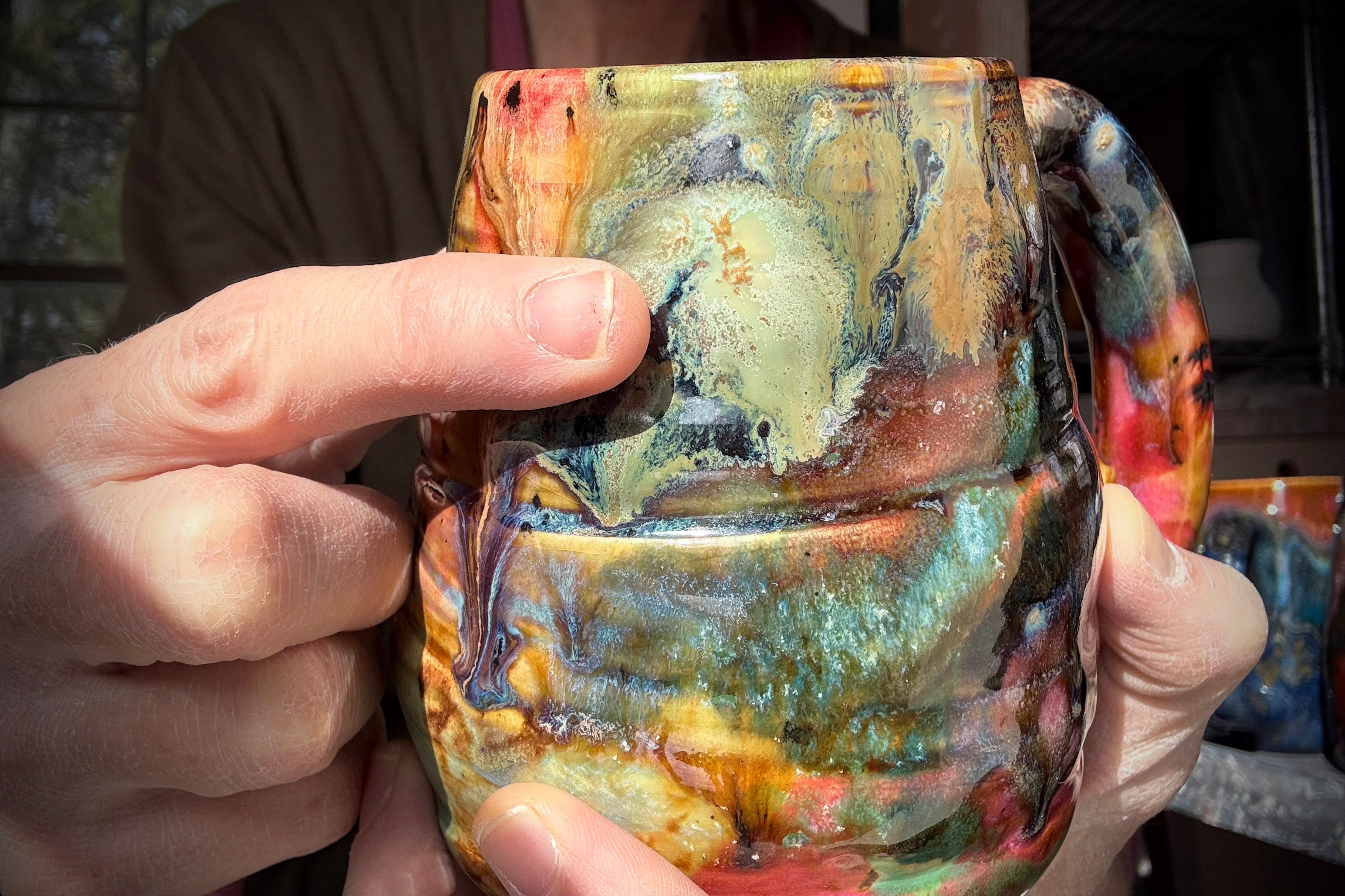 14-D Whimsy Textured Mug, 17 oz. - MINOR MISFIT, 10% off