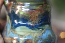 Load image into Gallery viewer, 11-D Olive Mountains Barely Flared Textured Divot 'Cuddle' Mug, 17 oz.