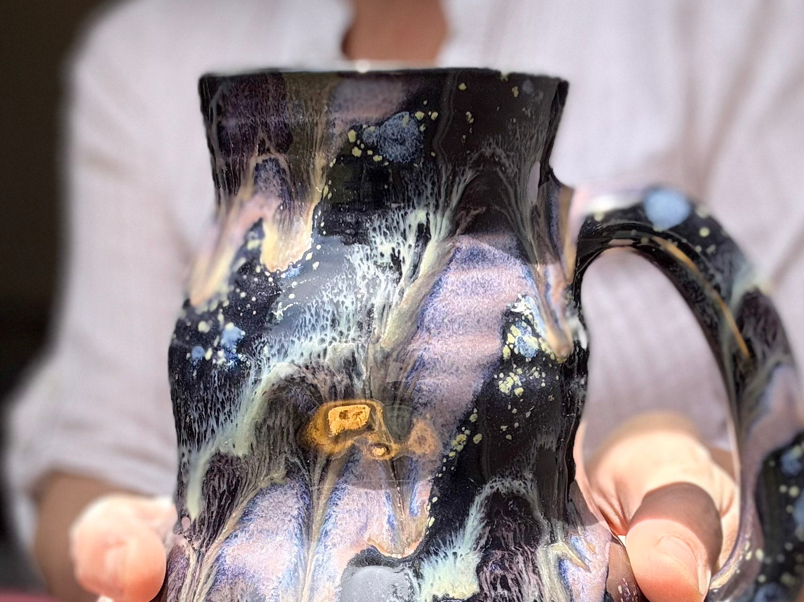 16-C Cosmic Amethyst Grotto Cuddle Mug, 25 oz.