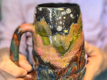 Load image into Gallery viewer, 16-B Starry Night Swirly Mug, 26 oz.