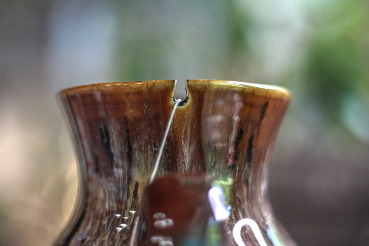 14-D Molten Rainbow Cheetah Flared Notched Mug - TOP SHELF, 23 oz.