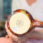 14-F Earthy Whimsy Gourd Mug, 16 oz. (This listing is for one mug)
