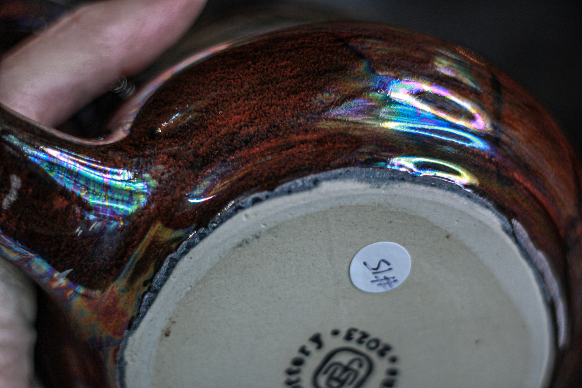15-B Labradorite PROTOTYPE Squat Mug - MISFIT, 19 oz. - 15% off