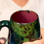 13-B Mossy Agate Slender Mug, 25 oz.