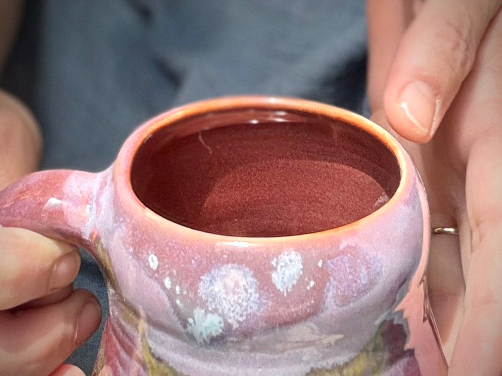 16-D Purple PROTOTYPE Gourd Mug, 18 oz.