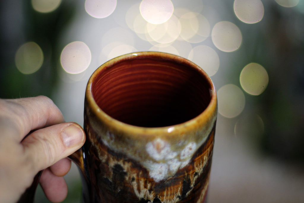 14-B Desert Oasis Textured Stein Mug - TOP SHELF, 16 oz.