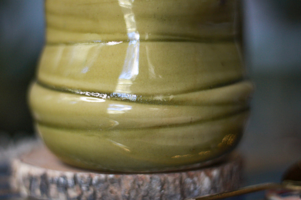 12-G Olive EXPERIMENT Textured Mug, 17 oz.