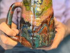 16-B Starry Night Swirly Mug, 26 oz.