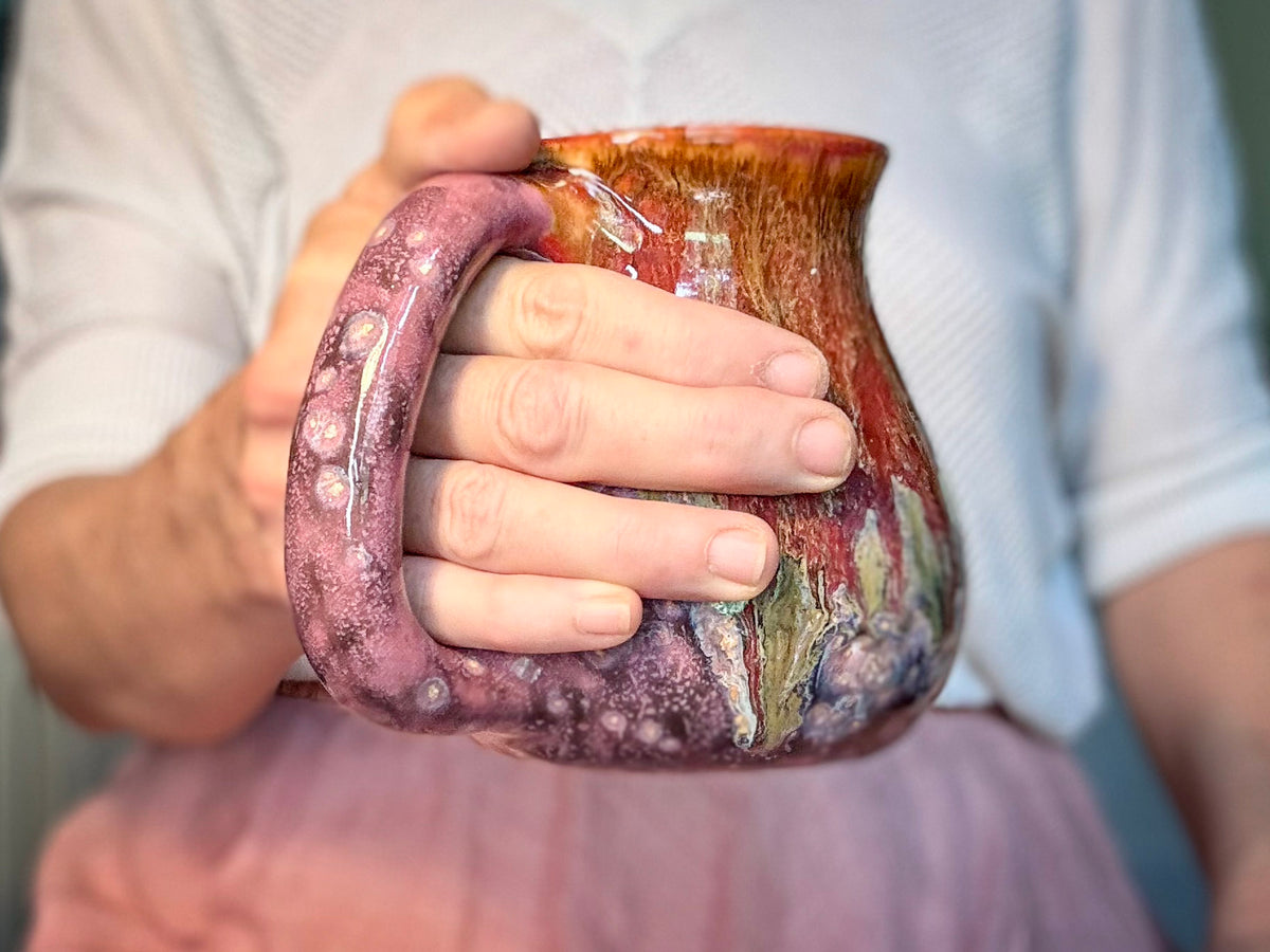 17-E Pink PROTOTYPE Flared Mug, 22 oz.