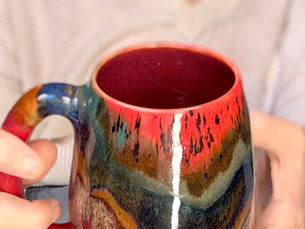 16-C Scarlet Strata Mug - MINOR MISFIT, 24 oz. - 10% off