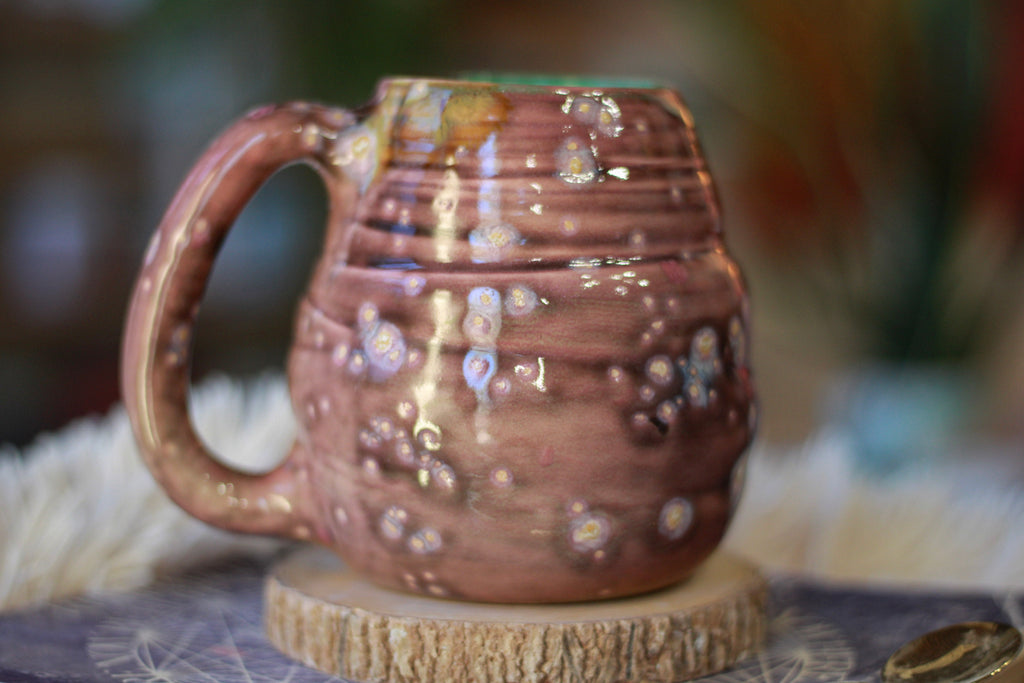 16-E Pink PROTOTYPE Textured Mug, 18 oz.