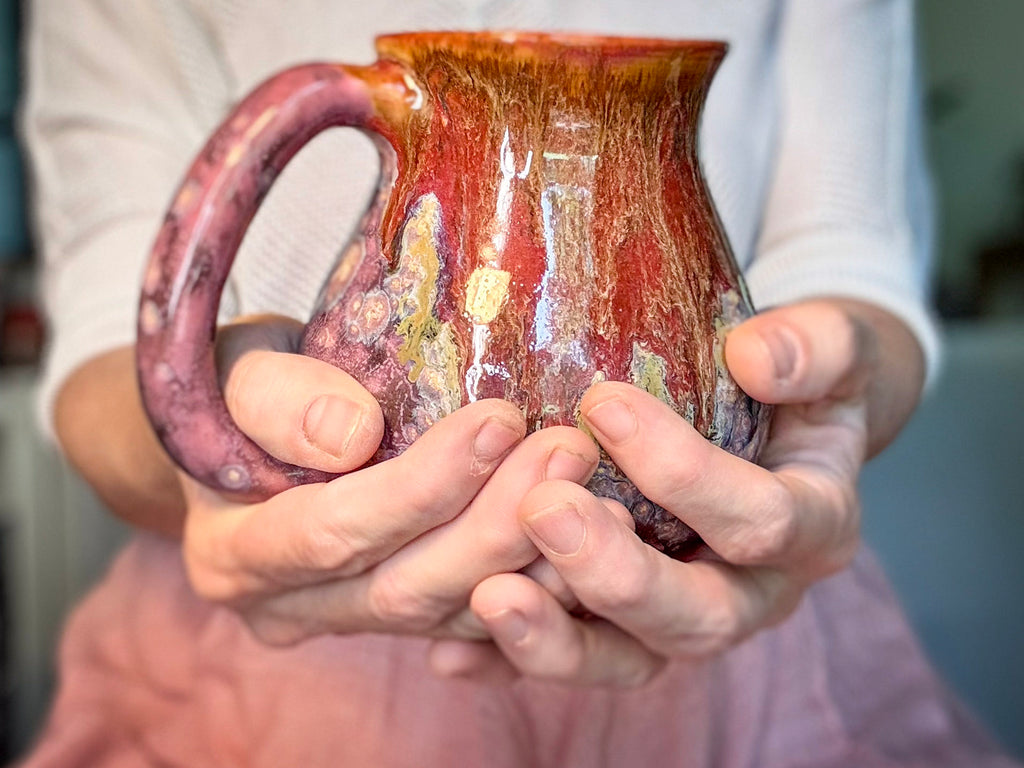 17-E Pink PROTOTYPE Flared Mug, 22 oz.