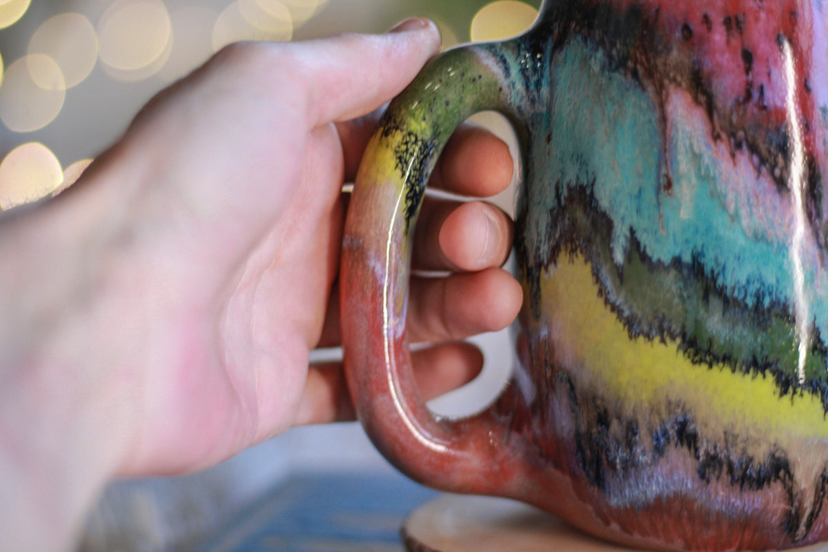 13-B Rainbow Family PROTOTYPE Mug - TOP SHELF, 21 oz.