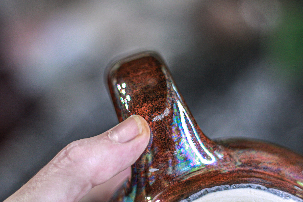 15-B Labradorite PROTOTYPE Squat Mug - MISFIT, 19 oz. - 15% off