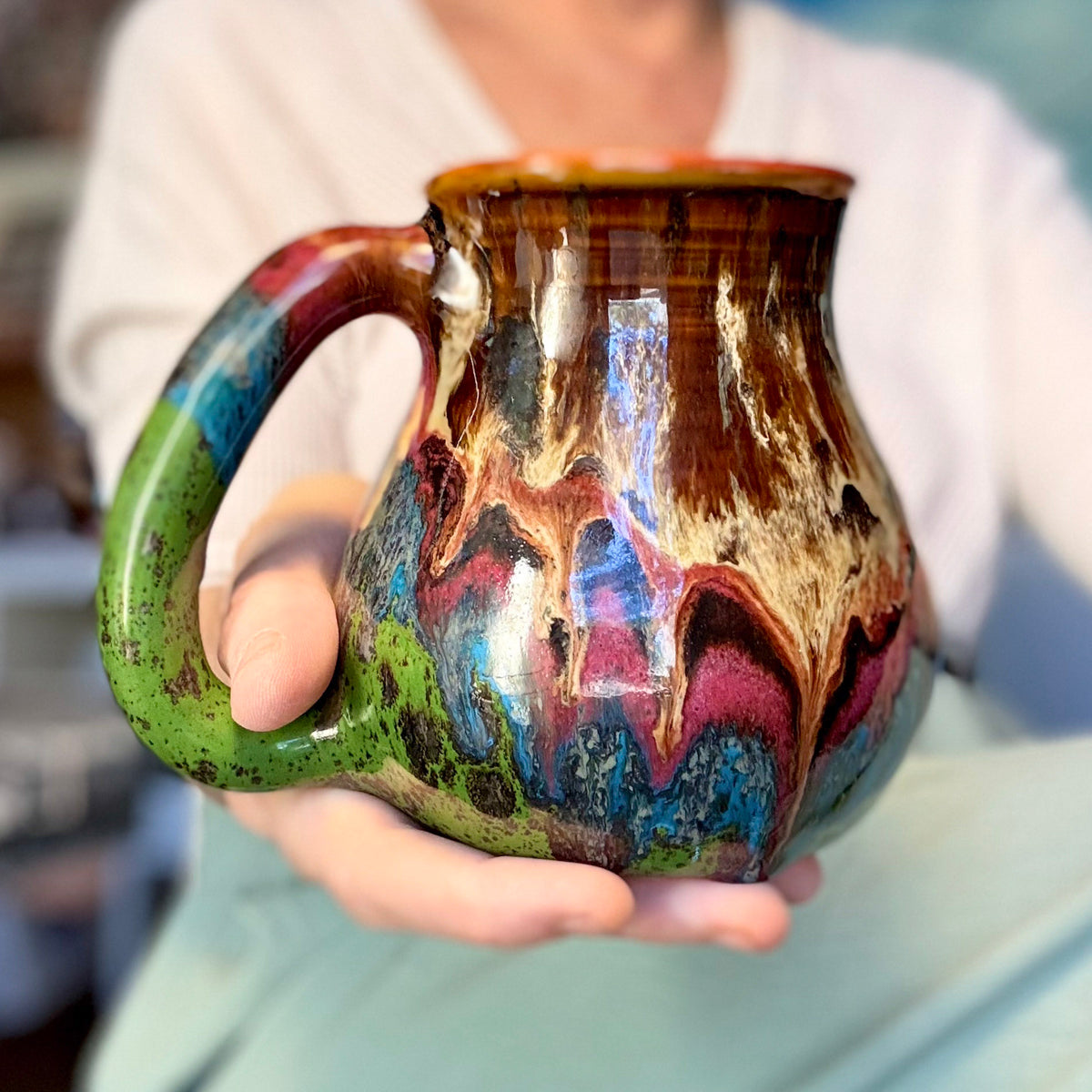 14-B Molten Cheetah Flared Mug - MISFIT, 21 oz. - 15% off