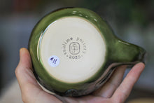 Load image into Gallery viewer, 11-D Olive Mountains Barely Flared Textured Divot 'Cuddle' Mug, 17 oz.