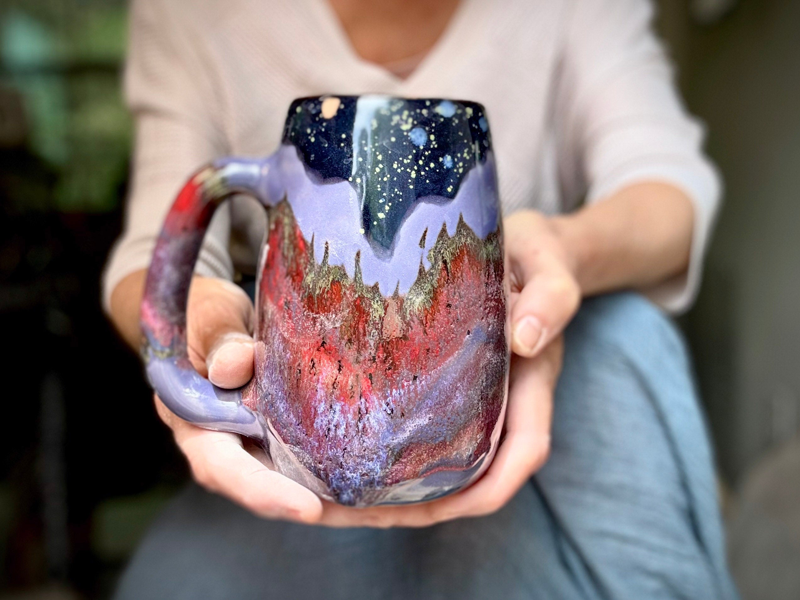 17-B Purple Mountain Majesty Mug, 22 oz.