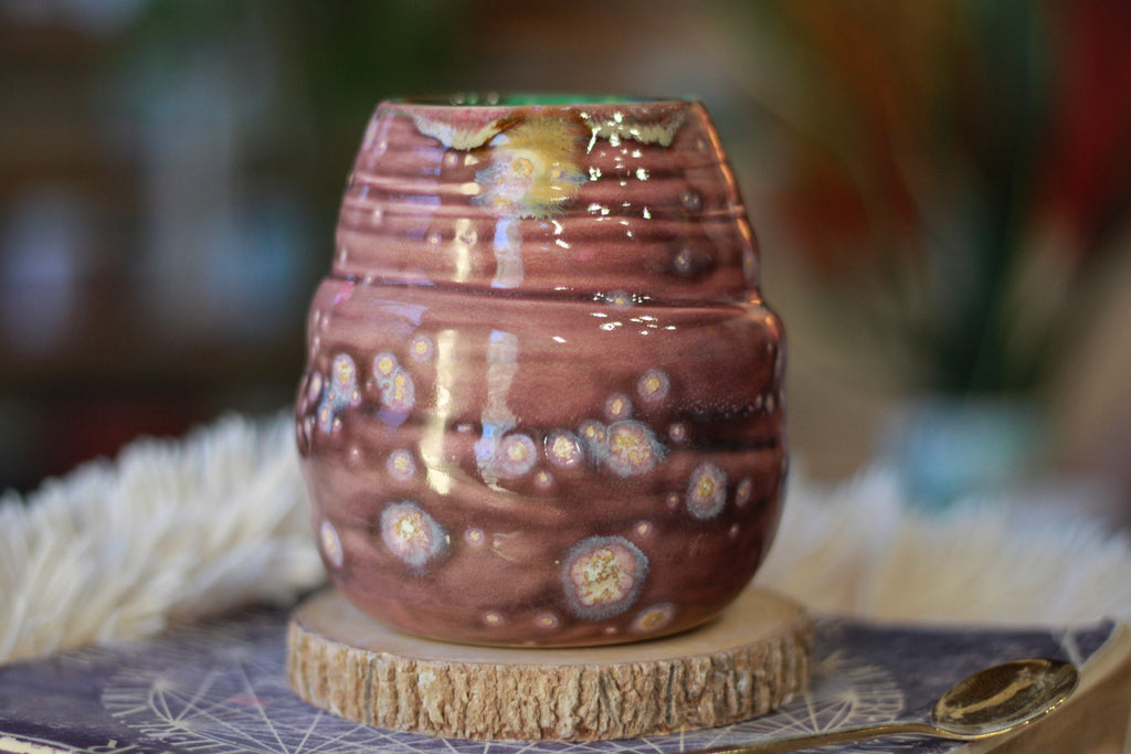 16-E Pink PROTOTYPE Textured Mug, 18 oz.