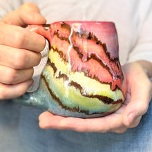 Load image into Gallery viewer, 16-C Rainbow Family Mid Mod Mug, 16 oz.