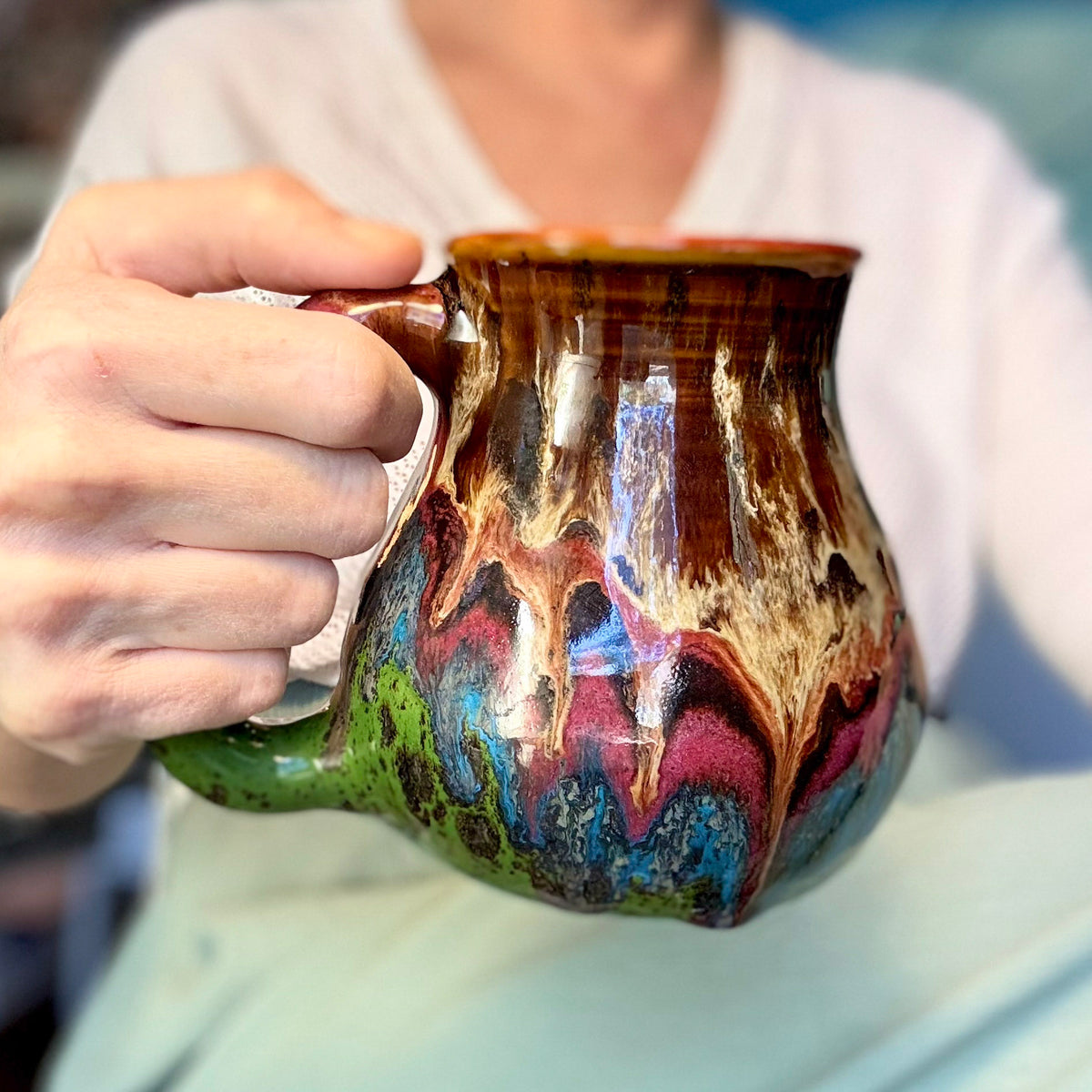 14-B Molten Cheetah Flared Mug - MISFIT, 21 oz. - 15% off