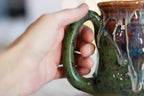 12-D New Wave Barely Flared Textured Divot Mug, 15 oz.