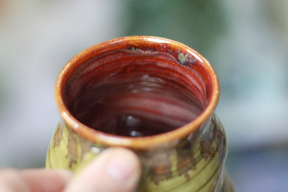 12-G Olive EXPERIMENT Textured Mug, 17 oz.