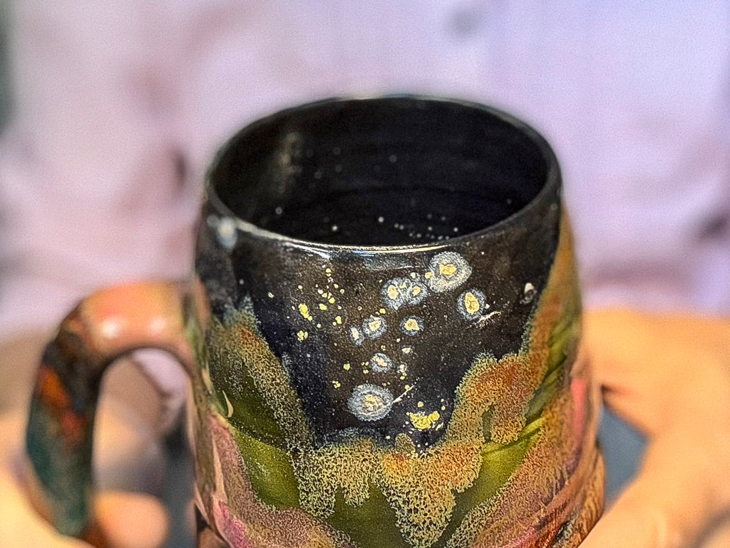 16-B Starry Night Swirly Mug, 26 oz.