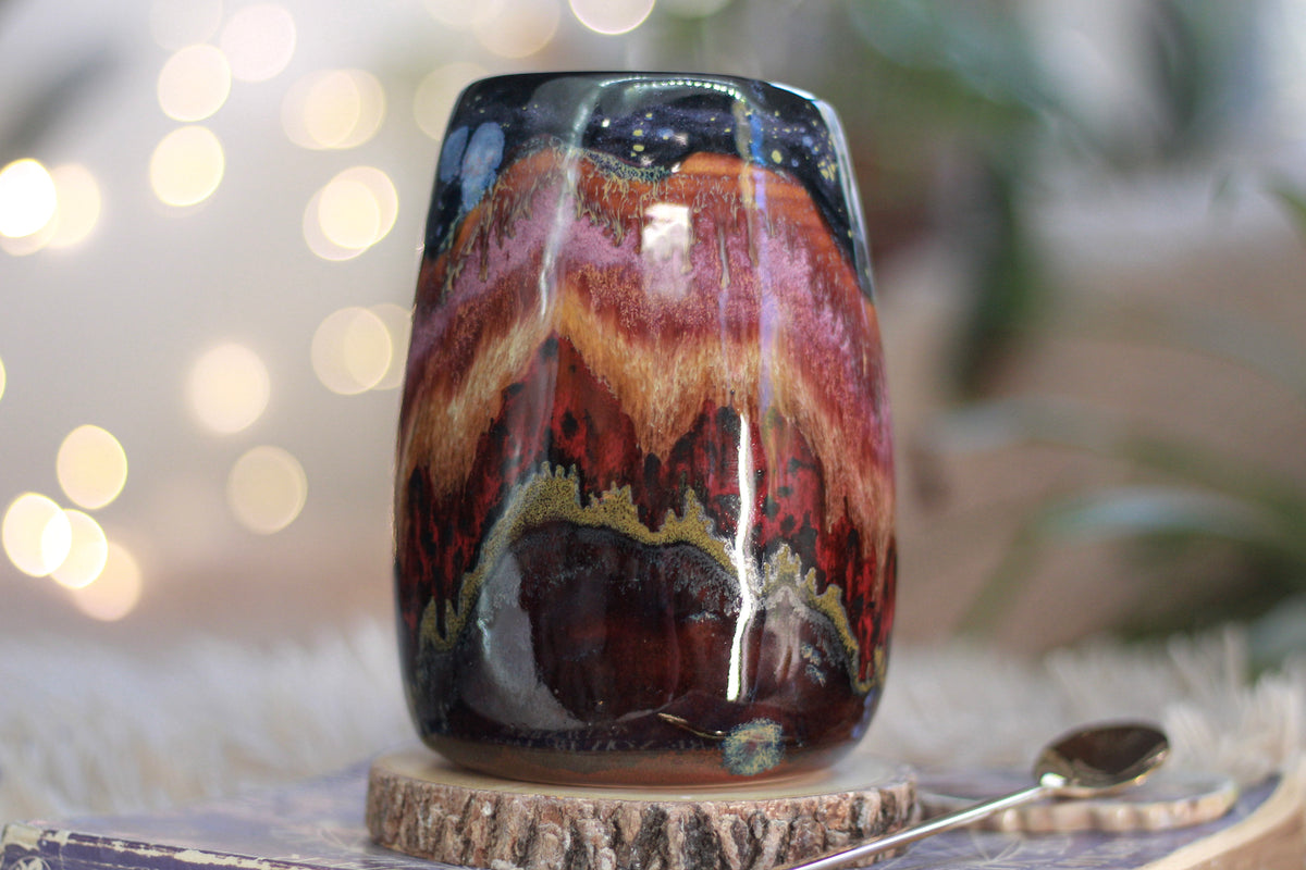 10-B Starry Night Mug, 28 oz.
