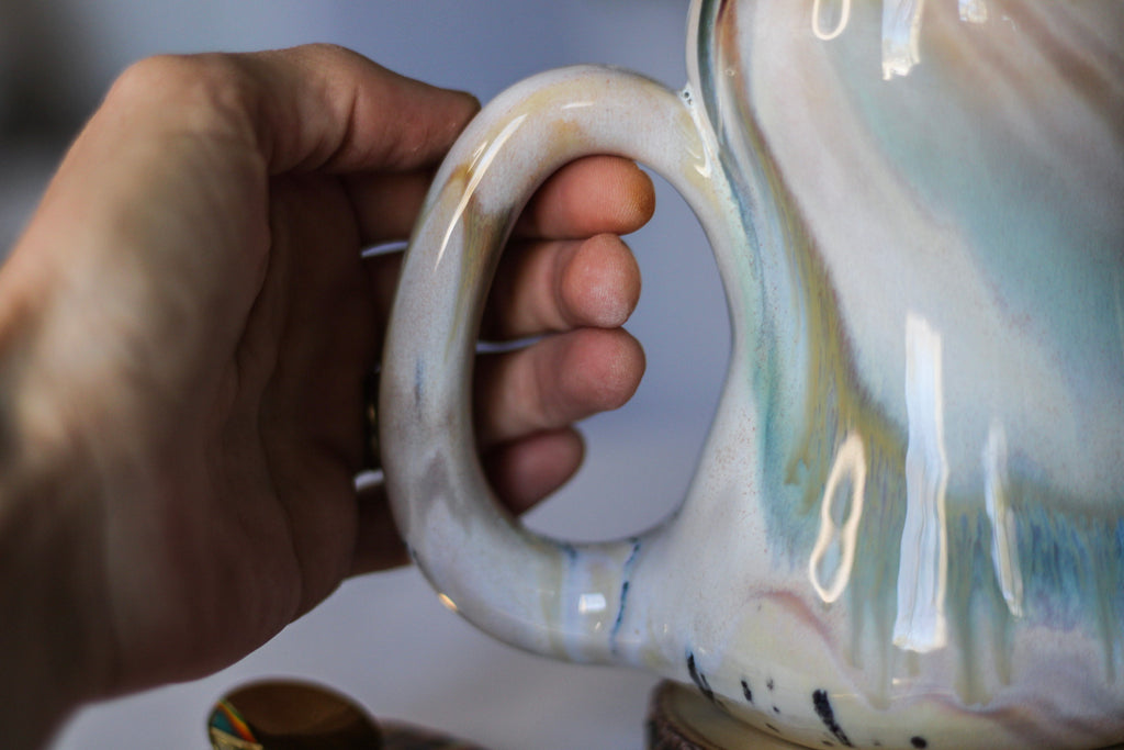 14-B Soft Earth Series PROTOTYPE Gourd Mug - MINOR MISFIT, 18 oz. - 10% off