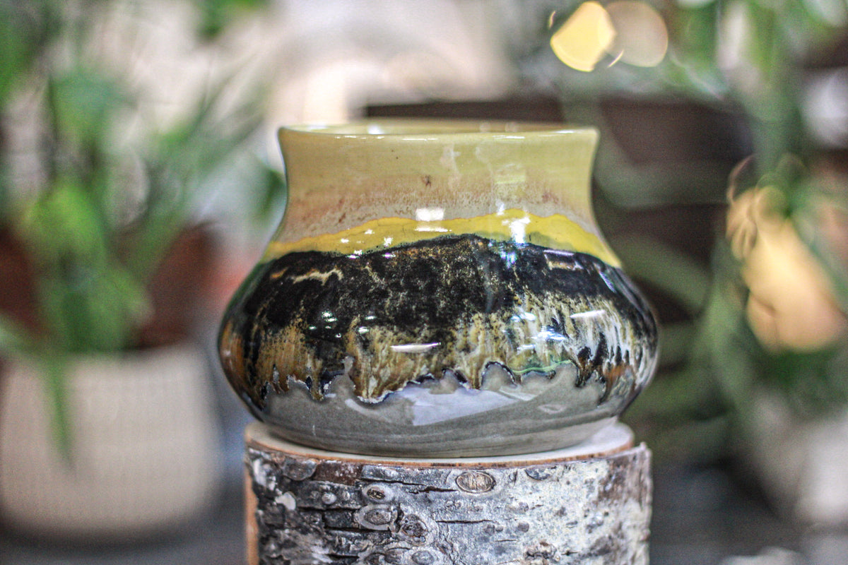 15-D Bumblebee Jasper Variation Squat Mug - MISFIT, 20 oz. - 15% off