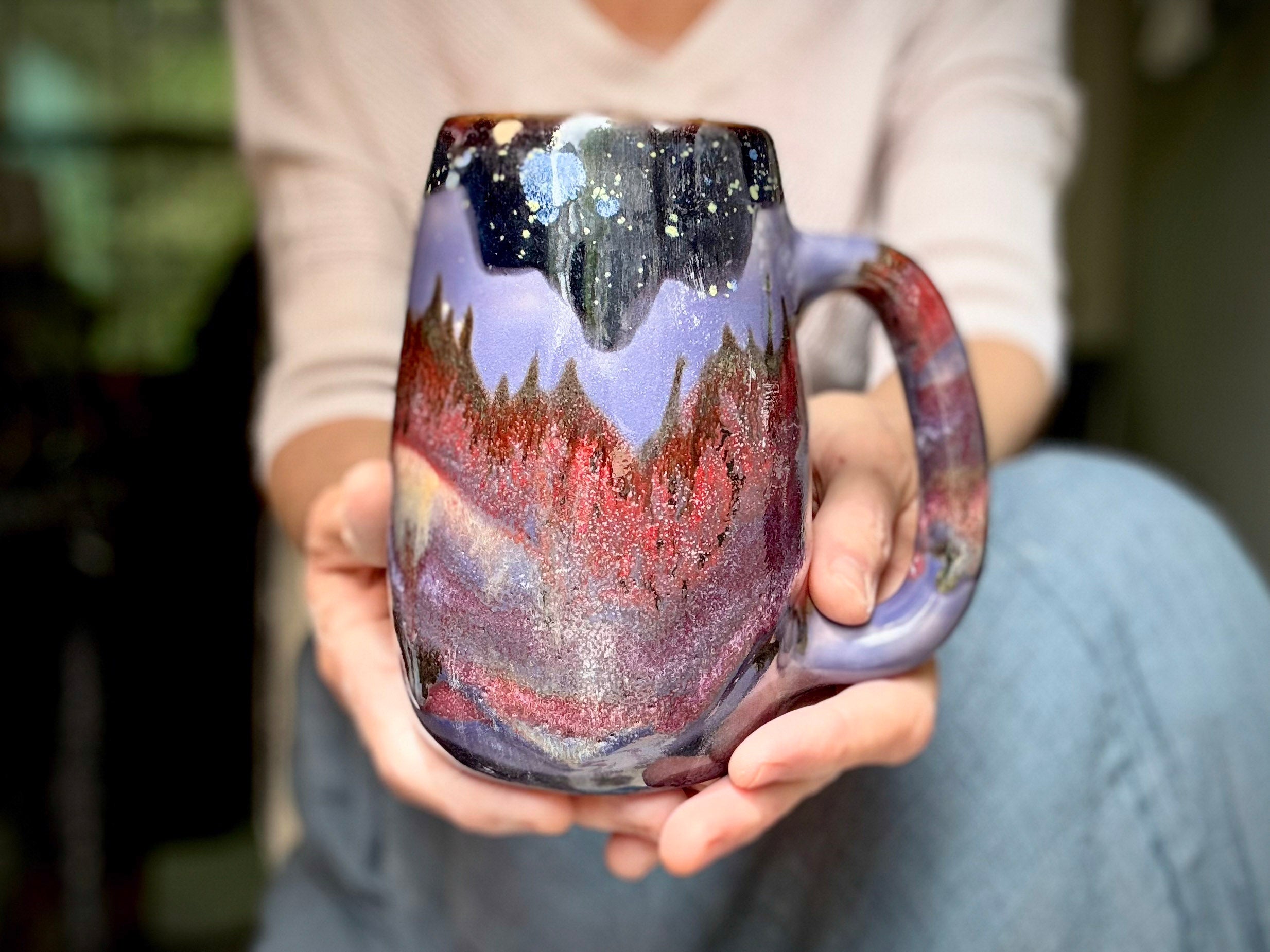 17-B Purple Mountain Majesty Mug, 22 oz.
