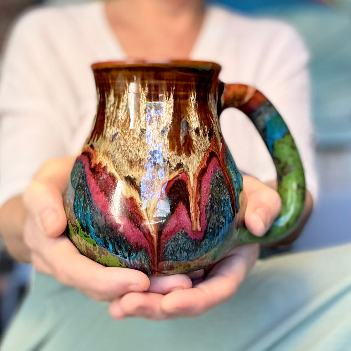 14-B Molten Cheetah Flared Mug - MISFIT, 21 oz. - 15% off