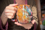 15-E Whimsy Textured Mug, 19 oz.