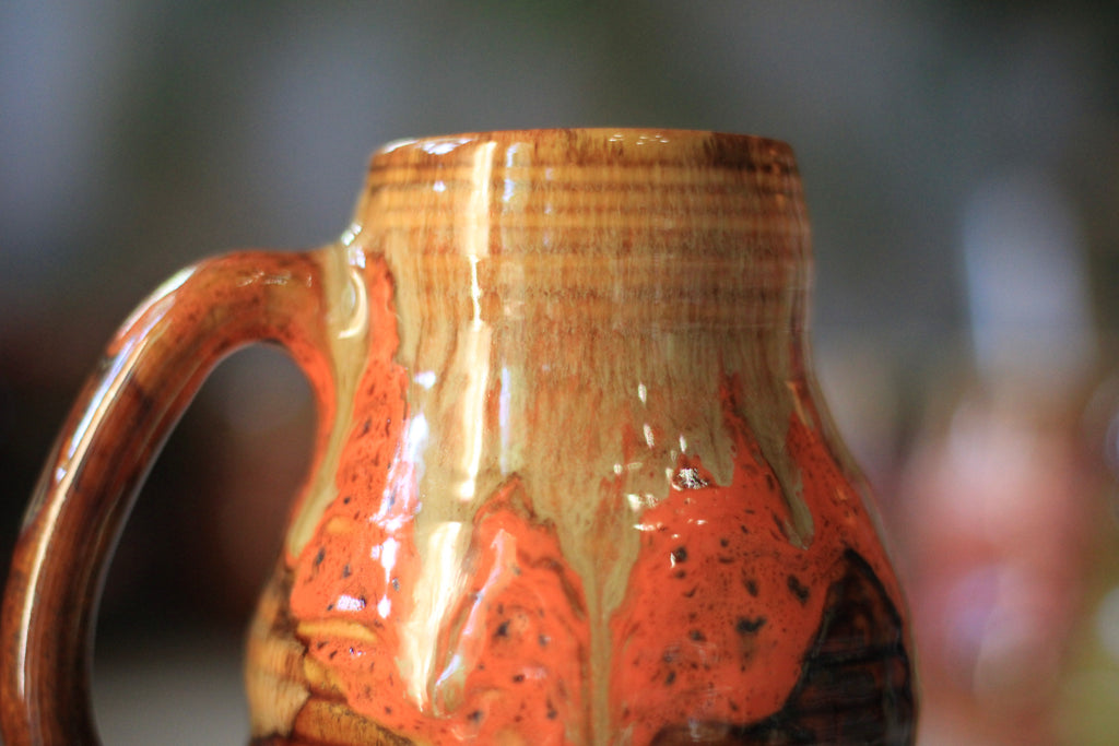 08-F Pumpkin Chai PROTOTYPE Textured Crock Mug - MISFIT, 20 oz. - 10% off