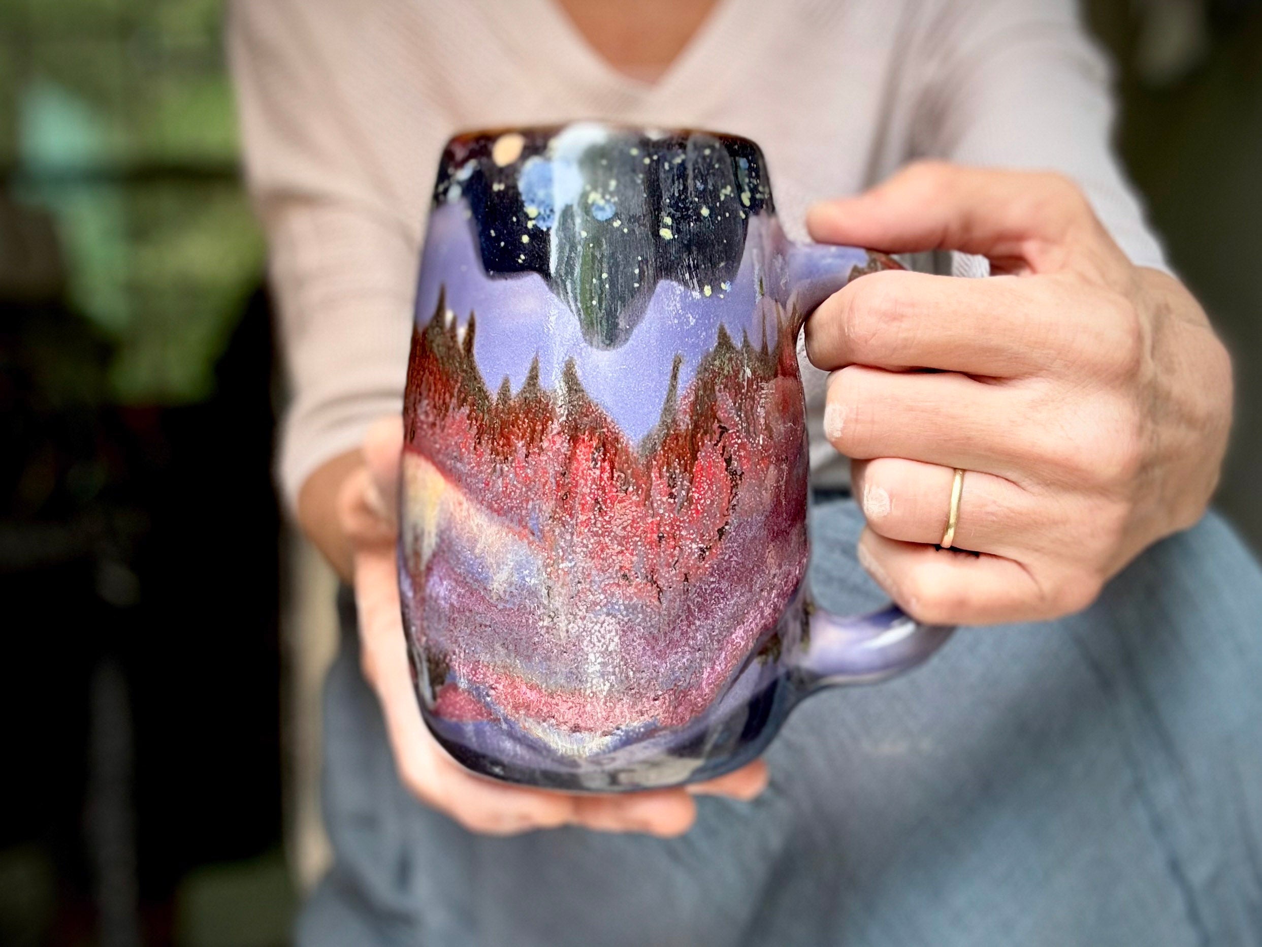 17-B Purple Mountain Majesty Mug, 22 oz.