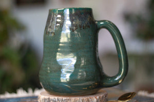 13-G Green EXPERIMENT Textured Mug, 21 oz.