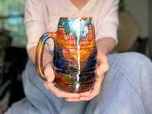 Load image into Gallery viewer, 17-A Rainbow Valley Swirly Mug - MISFIT, 28 oz. - 15% off